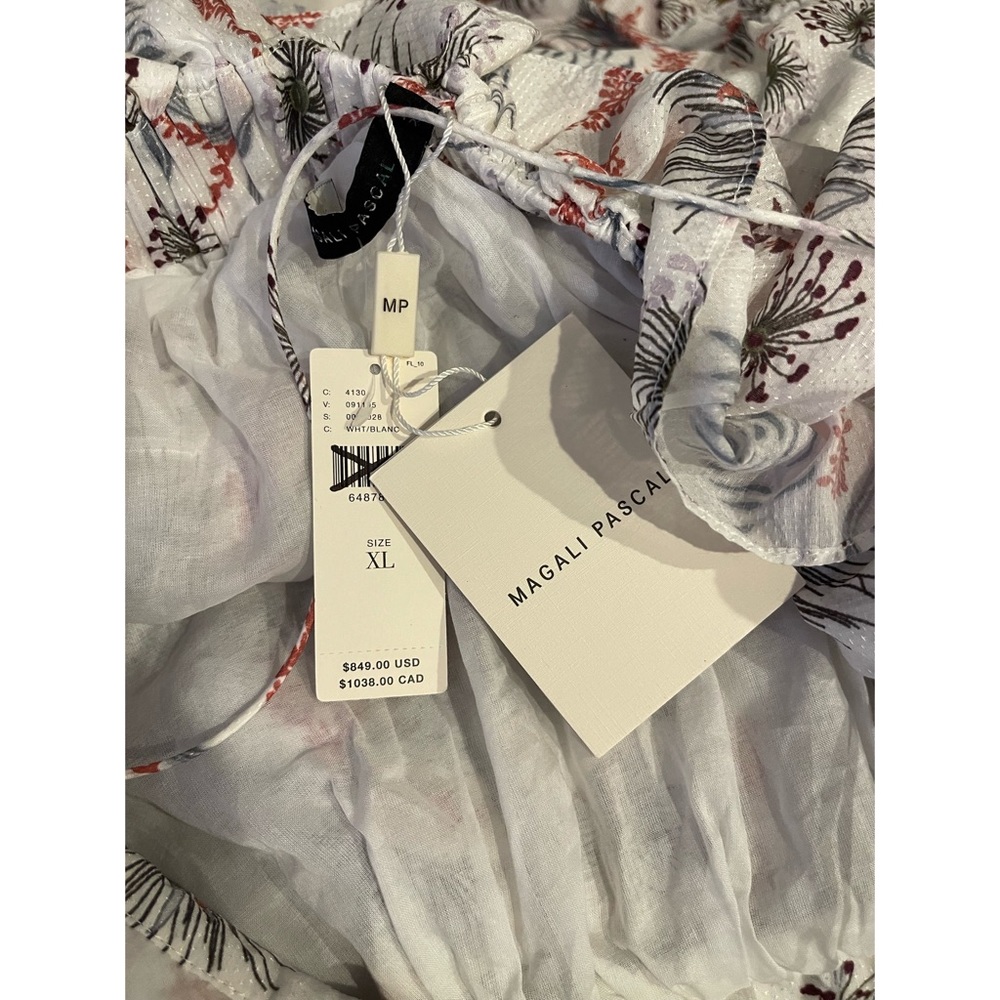 Anthropologie Magali Pascal Ruffled High-Low Mini Dress - Picture 7 of 7